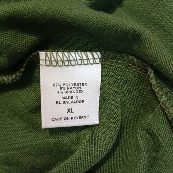 Sweet Pea For New York & Company Womens Green Hooded Top XL Elegant back drape - Picture 3 of 9
